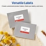 Avery Rectangle Multipurpose Labels, 2" x 3", White, 80/Pack (19479370559)~#|#~C2867470-2392-42EA-8E3A64089963343C_sc7