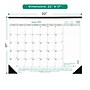 2026 Brownline EcoLogix 22" x 17" Monthly Desk or Wall Calendar, White/Green (C177437)~#|#~C2899AA6-8644-4DA4-ACC25C2A6E00BB32_sc7