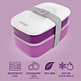 bentgo Classic All-in-One Bento Box, 2-Compartment, Purple (BENTGO-P)~#|#~C28AED8E-FD49-429A-ACF42531D40533B3_sc7