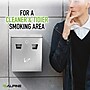 Alpine Industries Stainless Steel Outdoor Cigarette Receptacle, Silver (490-01-SS)~#|#~C28B2A3A-5FF9-498A-A42735EF0DB8E637_sc7