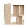 Flash Furniture Bright Beginnings 5-Section Modular Storage Unit, 24.5"H x 31.5"W x 11.75"D, Brown (MK-KE23940-GG)~#|#~C28F141F-19BA-422B-BD0B045CEEE82B42_sc7