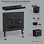 Mount-It! Clamp-On Pegboard Organizer with Accessories for Desks, Black (MI-7302BLK)~#|#~C2906844-97C9-4A21-9A1636320387CE47_sc7