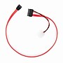 Rocstor Premium 1.6' Slimline SATA to SATA/LP4 Power Cable, Male to Male, Red (Y10C868-RD)~#|#~C293CD7A-0E97-4C78-A7257D32B7931675_sc7