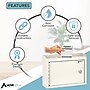 AdirOffice Steel Multipurpose Interoffice Mailbox Drop Box, Medium, White (631-02-WHI-PKG)~#|#~C2966D06-6C43-4763-BA2A7295FDAC35F7_sc7