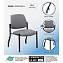 Boss Office Products Vinyl Bariatric Guest Chair, Armless, Grey (B9595AM-GY)~#|#~C2972E36-DED3-4A18-AEF76A9BD8B5FD74_sc7