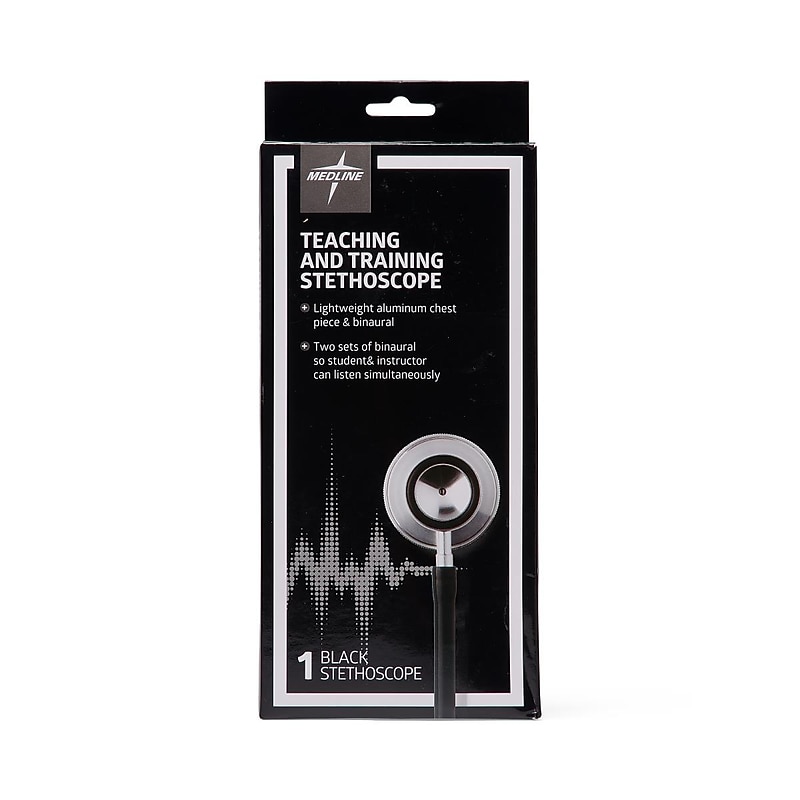 Medline Teaching and Training Stethoscope, Two Binaurals (MDS9750) image 1