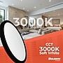 Bulbrite 9" Round 17-Watt 3000K LED Flush Mount Light, 1400 Lumens, Black (773609)~#|#~C297D22E-B4B0-47EE-BFD2253369F314D6_sc7