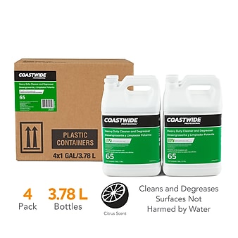 Coastwide Professional Degreaser Heavy Duty Cleaner 65, 3.78L, 4/CT (CW650001-A)