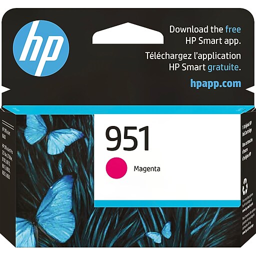 インク HP 951 Magenta Standard Yield Ink Cartridge, Prints Up to 700