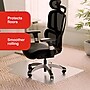 Staples Carpet Chair Mat with Lip, 36" x 48'', Medium-Pile, Clear (20238-CC)~#|#~C29D0A4F-4BA2-45C5-9D1560647D691F73_sc7