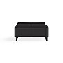 Safco Mirella 54" Vinyl Lounge Settee, Black (1731MRL2BLKBL)~#|#~C29EDB64-7A5B-427F-A9A733CA62EA673C_sc7