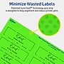 Avery Laser/Inkjet Multipurpose Rectangle Labels, 1-1/3" x 4", Neon Green, 280/Pack (94206)~#|#~C2A29724-1A1B-44BA-A865E7F381826FCB_sc7