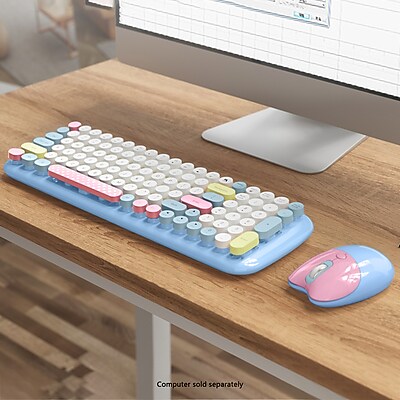 SaharaCase Wireless Ergonomic Keyboard and Laser Mouse Combo - Thumbnail 3