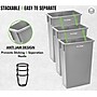 Alpine Industries Plastic Trash Can with Dolly, 23-Gallon, Gray, 3/Pack (ALP477-GRY-3PKD)~#|#~C2A55AD8-C297-4753-BA766BA03CC8AFCC_sc7
