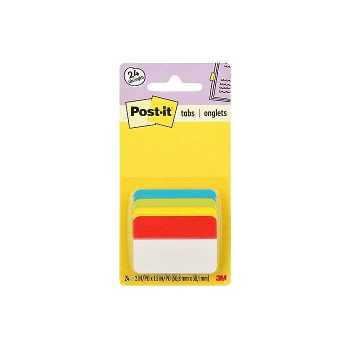 OFFICE Products index, ft 43 x 12 mm, geassorteerde kleuren, blister