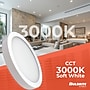 Bulbrite 5" Round 10.3-Watt 3000K LED Flush Mount Light, 850 Lumens, White (773600)~#|#~C2AAA28B-368A-4B34-9F368966FF839FAA_sc7