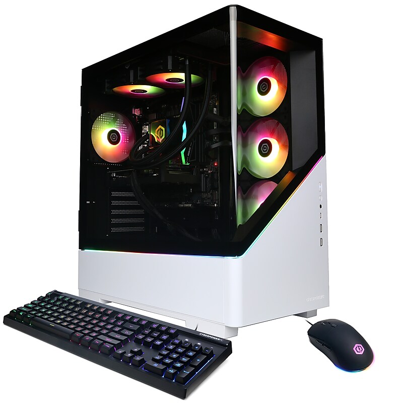 CyberPowerPC Gaming Desktop Computer, Intel Core i7-14700F, GeForce RTX 5060 8GB, 16GB RAM, 2TB SSD, Windows 11 Home image 1
