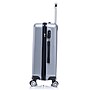 TUCCI LUSTRIA  3-Piece Hardside Luggage Set with Spinner Wheels, Silver Geometric (T0809-03PC-SLV)~#|#~C2ACE3B6-27AC-4EA2-95B7302F05CF0F01_sc7