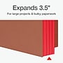 Pendaflex File Pocket, 3 1/2" Expansion, Letter Size, Brown/Red, 10/Box (1007024)~#|#~C2B07B07-6A00-4A0F-936C500BD8D89E49_sc7