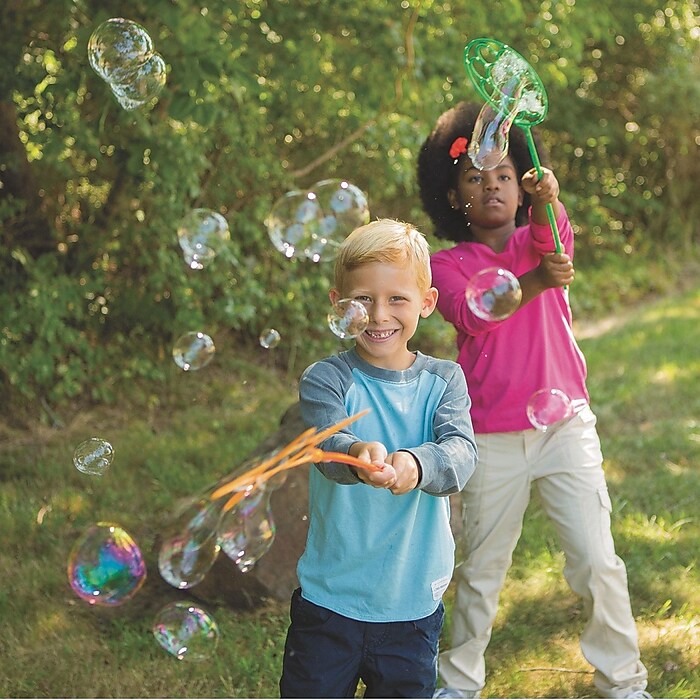 S&S Giant Bubbles Set, Assorted Colors, 12/Pack (NL229) | Staples