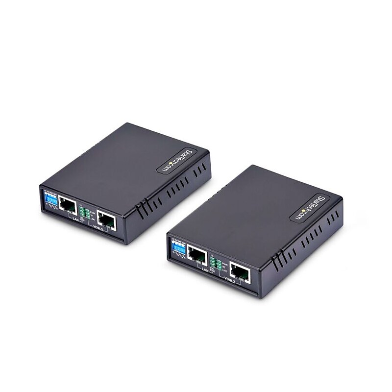 StarTech VDSL Extender Kit, Up to 300Mbps, Up to 1km, Long Range Repeater over RJ11/CAT5e/CAT6 (VDSL-LAN-EXTENDER-1G) image 1
