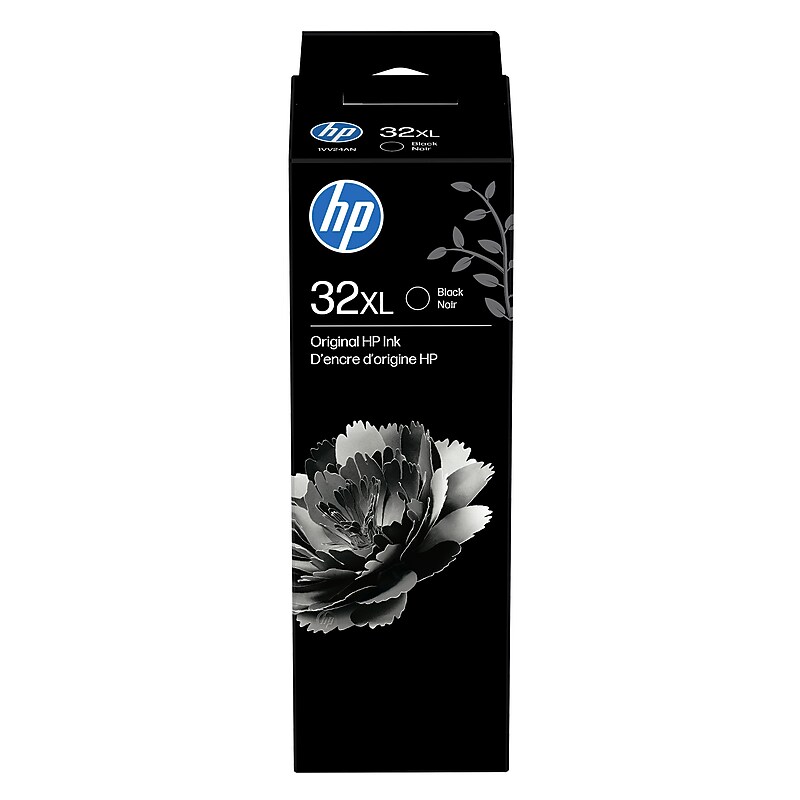 HP 32XL Black High Yield Ink Tank Bottle Refill, Prints Up to 6,000 Pages (1VV24AN) image 1