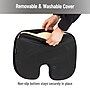 Mind Reader Memory Foam Office Chair Ergonomic Orthopedic Cushion, Black (SEACUSH-BLK)~#|#~C2BC44D9-A3DA-4BA4-A4C22806AAAECE17_sc7