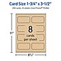 Avery Business Cards, 1-3/4" x 3-1/2" , Matte Kraft Brown, 200/Pack (95286)~#|#~C2C212EE-F8C5-4C49-87CE93DE9E118F30_sc7