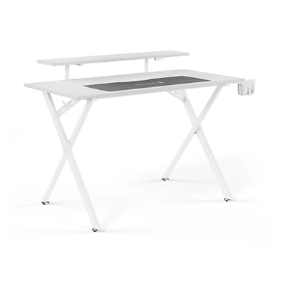 Emerge Vizon 47″W Gaming Desk, White (60986) Simolary simolary.com