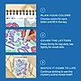 Lifelines FlowArt: Dot-By-Letter Everyday Inspiration Coloring Book, 20 Pages (LL-16-3224)~#|#~C2C6B42D-310F-4C5C-B33101AF0490AF6E_sc7
