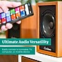 Electrohome Huntley Powered Bookshelf Speakers with Built-in Amplifier, 3" Drivers, Bluetooth 5, RCA/Aux~#|#~C2C88BED-AA59-45DD-BA609C6269A3DE25_sc7