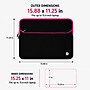 Vangoddy 15" Laptop Sleeve, Black/Pink (NBKLEA225)~#|#~C2CD9A39-C4B0-4D41-B89AC35BE9AF5634_sc7