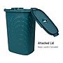 Mind Reader 15.85-Gallon Laundry Hamper with Lid, Plastic, Blue (60HAMP-BLU)~#|#~C2D6DB25-A15A-428F-A61C1DDD94EC1C66_sc7