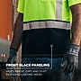 Ergodyne GloWear 8286BK High Visibility Short Sleeve Black Bottom T-Shirt, ANSI Type R Class 2, Lime, Small (22162)~#|#~C2D77270-4A10-4B5C-AD9A147DDF57D9AA_sc7