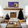 Nearly Natural Artificial Halloween Black Pampas Grass Christmas Tree, 4' (T5215)~#|#~C2D77E3C-AD26-4F23-9A9E44935B2B5B8D_sc7
