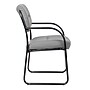 Boss LeatherPlus Guest Chair with Sled Base, Gray (B9529-GY)~#|#~C2D9B604-DA78-4FD8-BAB355465924502F_sc7