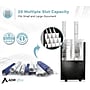 AdirOffice 20-Slot Mobile Roll File, Lockable, 24.75" H x 15.25" W x 13.25" D, Black (624-BLK-KIT1)~#|#~C2DA3E2E-116F-4F6F-B676829A82120D29_sc7