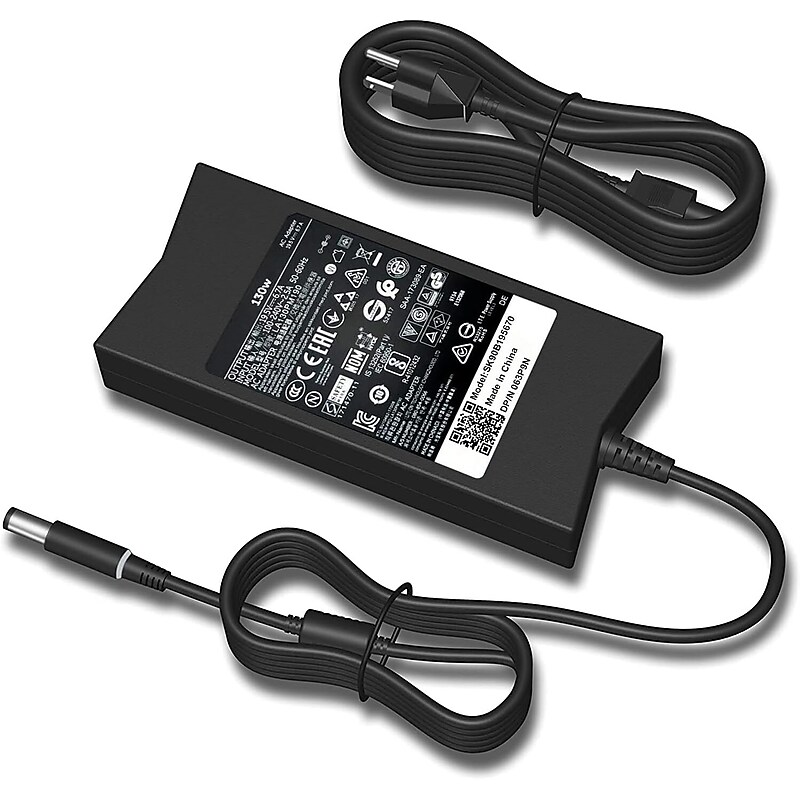Dell 130W AC Adapter For Dell Latitude, Inspiron, Precision, Vostro, XPS, Studio Laptops (JU012) image 1