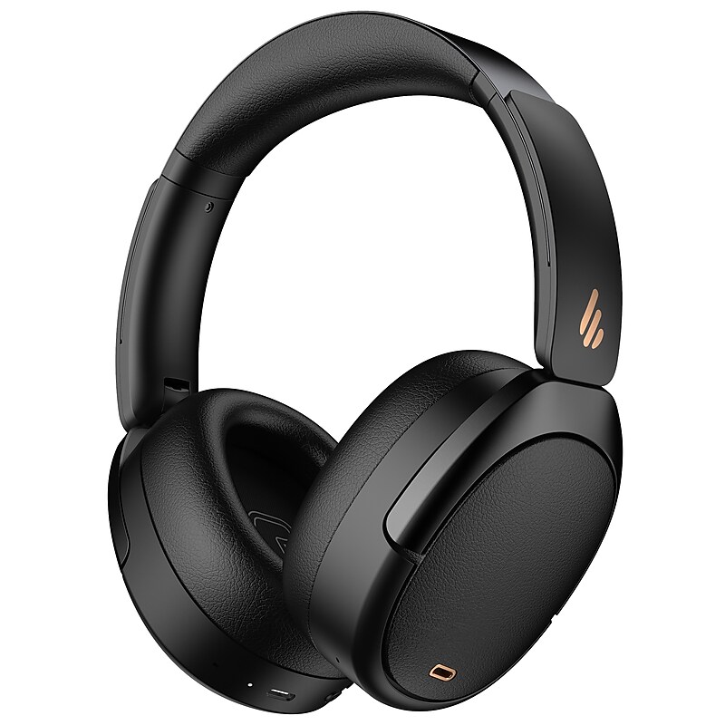 Edifier Wireless Active Noise Canceling Folding Over-Ear Headphones, Bluetooth, Black (WH950NB) image 1