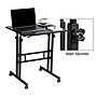Mind Reader 27.5"- 39" Mobile Adjustable Sit/Stand Desk, Black (SDROLLXL-BLK)~#|#~C2E2E72A-4F2A-4D50-BFF1875320110F23_sc7