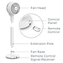 Pure Enrichment 2-in-1 Oscillating Floor Fan, 10-Speed, White (PEFANDUO)~#|#~C2E3AE0E-DC72-4FB3-9F0452281C69F72D_sc7