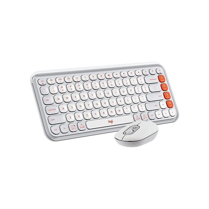 Logitech POP Icon Wireless Keyboard and Optical Mouse Combo
