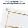 Avery Laser/Inkjet Invitation Cards, 5" x 7", White/Gold, 30 Cards & Envelopes/Pack (3325)~#|#~C2E9BA62-A260-406C-86FE7996B702F973_sc7