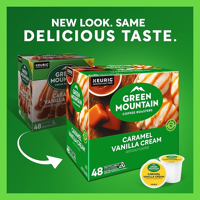 Green Mountain Caramel Vanilla Cream Coffee Keurig® K-Cup® Pods