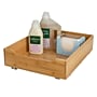 Household Essentials Glidez Bamboo and Steel Pull-Out/Slide-Out Storage Organizer for Under Cabinet Use 1-Tier, Natural (HE1088)~#|#~C2F272DB-9799-43C1-9B32F6DBD1A18DF1_sc7