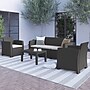 Flash Furniture Seneca Faux Rattan Chair, Sofa and Table Set, Dark Gray, 4/Set (DADSF113TDKGY)~#|#~C2F2CC29-D82D-410D-820D23EF96BCA8A3_sc7