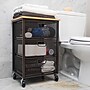 Mind Reader 3-Shelf Drawer Mobile Organizer Cart with Wheels, Black (3TMESHC-BLK)~#|#~C2F5133A-9B63-4C5E-A9DC799BC107D512_sc7