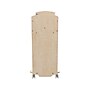 Flash Furniture Bright Beginnings Mobile 10-Section Storage Cart, 33.5"H x 31.5"W x 13"D, Brown (MK-KE24244-GG)~#|#~C2FD7B2F-798A-434A-9488D4710C662AAA_sc7