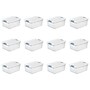 Sterilite 15 Quart Latching Storage Bin with Lid, Plastic, White, 12/Carton (14948012CT)~#|#~C2FE7C56-52CB-47FE-96BDB70C34CC2177_sc7