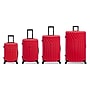 InUSA Vasty 4-Piece Hardside Spinner Luggage Set, TSA Checkpoint Friendly, Red (IUVASSMLXL-RED)~#|#~C3025A6C-DBBB-46D4-8E8A13A154F827C4_sc7